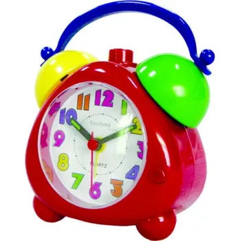 Budík Analogový budík TechnoLine Modell K red