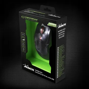 Myš Drátová Myš ESPERANZA MX403 Apache Red