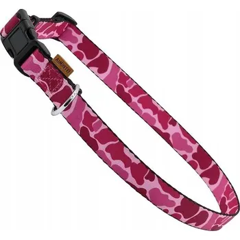 Obojek pro psa Voděodolný obojek pro psa, nastavitelný, Polyester, velikost L, Růžová kamufláž