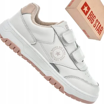 Dívčí tenisky Dětská sportovní obuv BIG STAR tenisky sneakers na suchý zip OO374095 34