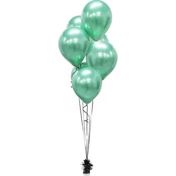 Balony Beauty&Charm, platynowe zielone 12" op. 7 szt., GoDan