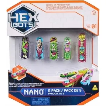 Figurka Hexbots Hexbug Nano - Sada pěti robotických brouků Nano Flash - 6071520 9655