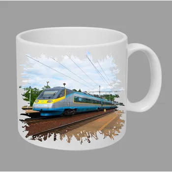 Moon River 681 004-8 hrnek s lokomotivou vlakem obsah 330 ml