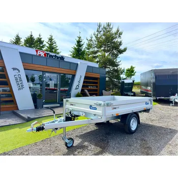 Přívěs k motorovému vozidlu Manuálně sklápěcí přívěs DEBON PW 0®, 250x160x30, 430 kg, 1500 kg