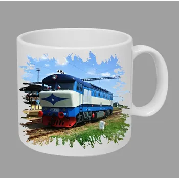 Moon River T478 hrnek s lokomotivou vlakem obsah 330 ml