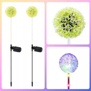 Venkovní osvětlení Dekorativní solární LED lampy Květiny 71 cm 2x Zmiana Kolorów IP65
