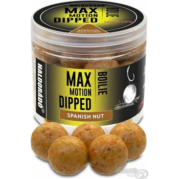 Boilies Kuličky HALDORADO MAX MOTION Boilie Dipped 20 mm - Španělský Lískový Ořech