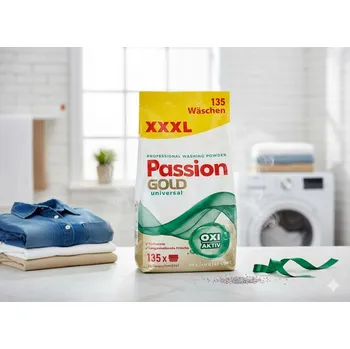 Prací prášek Passion Gold univerzální prací prášek 8,1 kg 135 praní