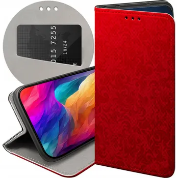 Pouzdro na mobilní telefon Flipové pouzdro Hello Case pro Xiaomi Redmi Note 8 Pro, červené