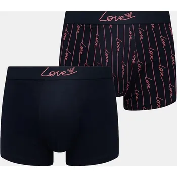 Boxerky Boxerky Emporio Armani Underwear 2-pack EM001014.AF19049 námořnická modř 59C, vel. L