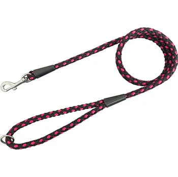 HUHUBAMBOO vodítko UZLÍK lanové 1x150cm, černo-fuchsie