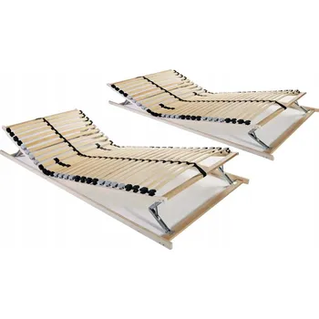 Postelový rošt Lamelový rošt 195x70 cm, bukový, s regulací tvrdosti a výšky