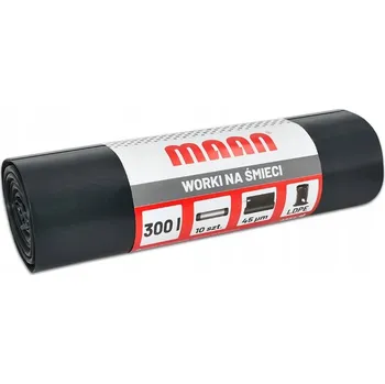 Pytle na odpadky Pytle na odpadky Maan 4452 380 l černé 10 kusů