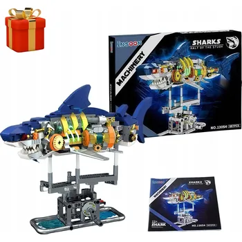 ostatní stavebnice STAVEBNICE ŽRALOK SE SVĚTLEM 687 DÍLKŮ HRAČKA 6+