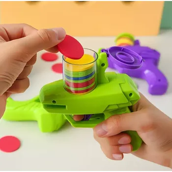 Dětská pistole s měkkými střelami, zelená