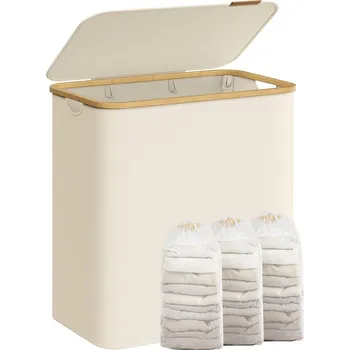 Koš na prádlo Koš na prádlo Leslie 150 L krémový