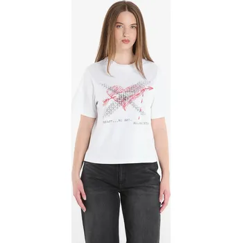 Tričko AllSaints Heartache Lisa Tee White S