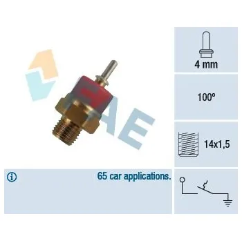 Teplotní spínač, varovná kontrolka chladiva FAE 35770