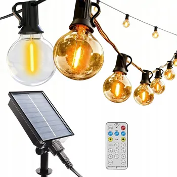 Venkovní osvětlení SVĚTELNÝ ŘETĚZ ZAHRADNÍ BALKONOVÝ 10m 12 LED PRO ZAHRADU VENKOVNÍ