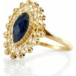 Lillian Vassago Exkluzivní zlatý prsten se safírem LLV22-GR302ST Velikost prstenu: 57