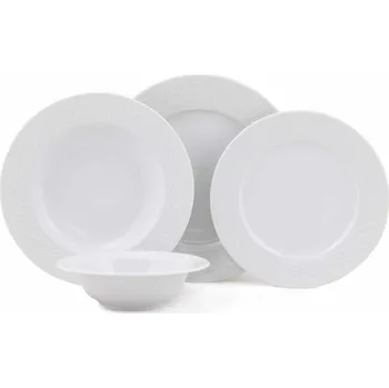 Talíř Porcelánová jídelní sada 24 ks ALC bílá