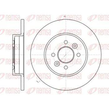 Brzdový kotouč Brzdový kotouč REMSA 61176.00
