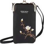 Pouzdro na telefon, univerzální (crossbody), barva černá
