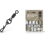 Delphin Pevnostní Obratlík s Kroužkem a Rychloklipem TheEND Q-Cast #4 10ks