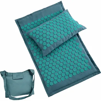 Masáž Akupresurní podložka s kokosovou výplní - Zelená – světle zelené hroty