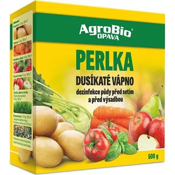Pěstitelství Dusíkaté vápno AGROBIO Perlka 500g - rozbaleno - expirace 9. 1. 2026