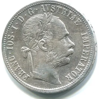 František Josef I. 1 zlatník 1892. Ag.