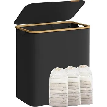 Koš na prádlo Koš na prádlo Leslie 150 L černý