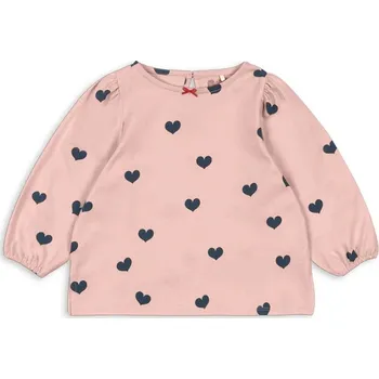 Dámská halenka Dětská bavlněná halenka Konges Sløjd DREY SLIT BLOUSE GOTS KS104770.PPY2 růžová 30X, vel. 134-140