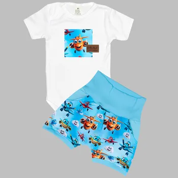 Komplet - Bodyčko a kraťásky Letadýlka Velikost: 56