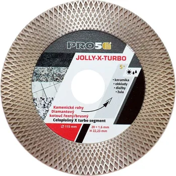 Řezný kotouč Pro5 Jolly-X-Turbo diamantový řezný kotouč 115 mm