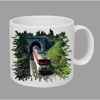 Moon River 757 010-4 hrnek s lokomotivou vlakem obsah 330 ml