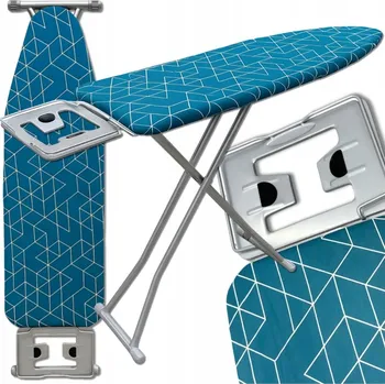 Žehlicí prkno Žehlicí prkno PREMIUM 130x34cm odkládací plocha na žehličku bavlněný potah