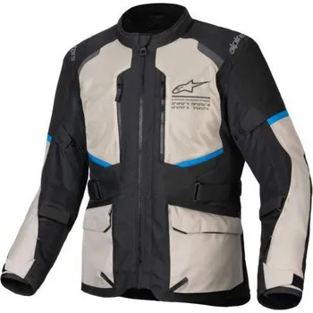Moto bunda Bunda ANDES AIR DRYSTAR, ALPINESTARS (černá/šedo zelená/modrá) 2026 XL