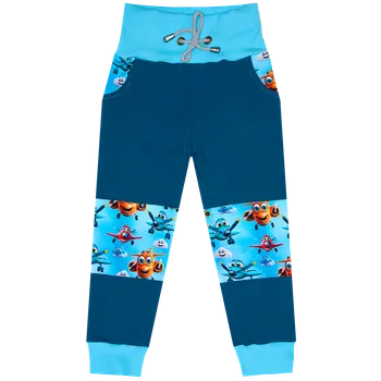 Kojenecké oblečení Tepláčky s kapsou - Letadýlka Velikost: 116