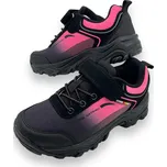 Superun Dívčí fuchsiové softshellové tenisky na suchý zip Barva: Fuchsiová, Velikost: 32