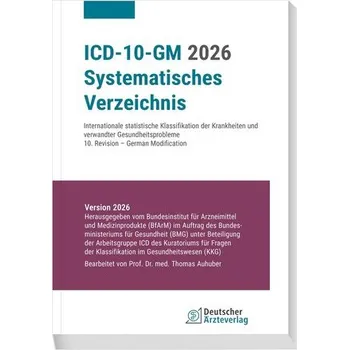 ICD-10-GM 2026 Systematisches Verzeichnis - Auhuber, Thomas