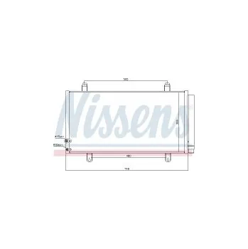 Chladič motoru Chladič klimatizace NISSENS 940443