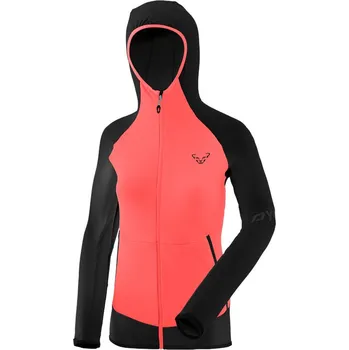 Dámská mikina Mikina Dynafit Transalper Light PTC Hoody W black out/cabana 2026 Barva: korálová / černá, Velikost: XL