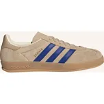 Adidas Originals Tenisky Gazelle Indoor, světle hnědá / modrá