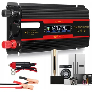 Měnič napětí MĚNIČ NAPĚTÍ NAPĚTÍ SINUS 12V/24V NA 220V 2000W, 2 VSTUPY