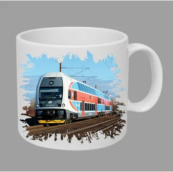 Moon River Elefant 971 055-9 hrnek s lokomotivou vlakem obsah 330 ml