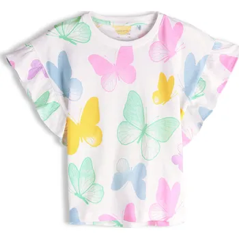 Dívčí oblečení GATE Bavlněné tričko s potiskem 4Y 426-0126/116