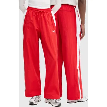 Pánské oblečení Tepláky Puma Oversized, M, červená, 33X