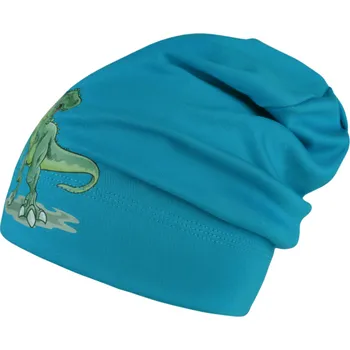Čepice Chlapecká bavlněná ČEPICE tyrkysová Pepe Dráče Dino