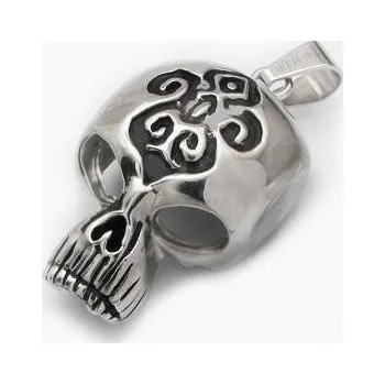 Přívěsek Přívěsek lebka z Chirurgické Oceli (KPR037)